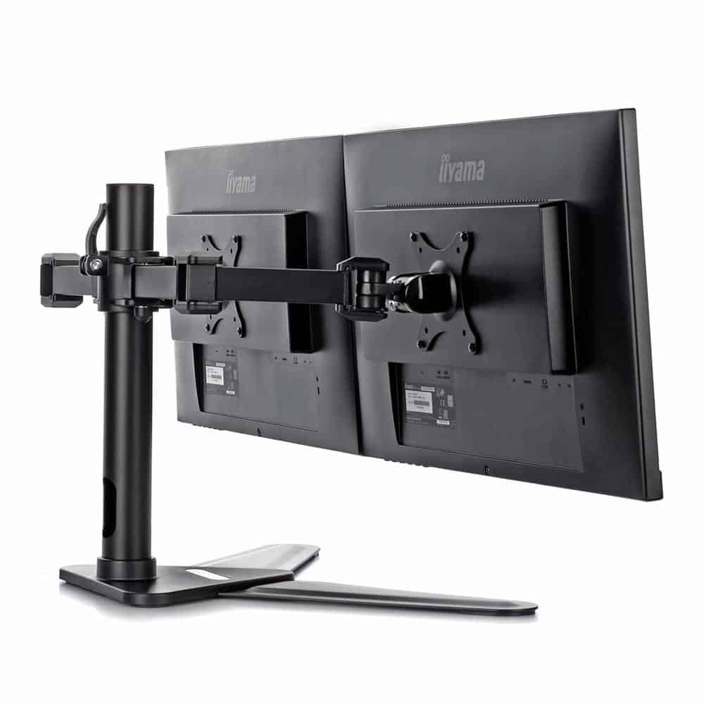 (image for) iiyama DS1002D-B1 Dual Desktop Arm Stand